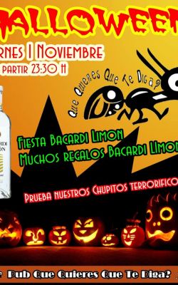 Halloween - Fiesta Bacardi limón