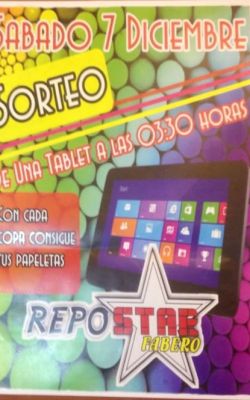 Sorteo de una Tablet