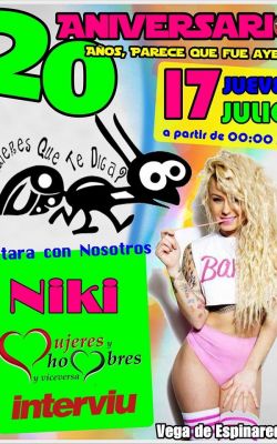 20 Aniversario Pub Que Quieres Que Te Diga?