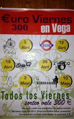 Sorteo Euro Viernes en Vega