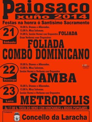 Fiesta en honor al Santísimo Sacramento 2014