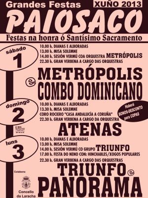 Fiesta en honor al Santísimo Sacramento 2013