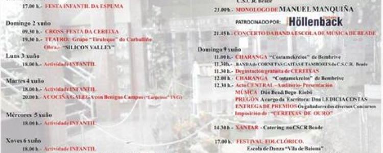 XXVIII Festa da Cereixa de Beade 